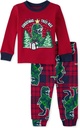 De kinderen plaatsen Familie Matching, Kerstmis en Vakantie Pajama Sets, Katoen