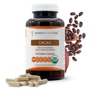 Secrets of the Tribe Cacao 120 Capsules, 1000 mg, USDA Organic Cacao (Theobroma Cacao) Dried Raw Beans (120 Capsules)