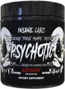 Insane Labz Psychotic Black Edition Mid Stimulant pirms Workut pulveris, enerģija Focus sūkņi, ielādēts ar kreatīnu Beta Alanine Taurine Fueled by AMPiberry, 35 Servings (Ūdensmēlene)
