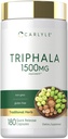 Carlyle Triphala Capsules | 180 Count | Herbal Supplement | Non-GMO and Gluten Free