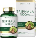 Carlyle Triphala kapslar 1500mg | 180 greve | Herbal Supplement | Non-GMO och Gluten Free