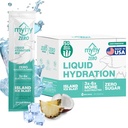 MyHy ZERO Liquid Hydration Packets, Sugar Free Electrolyte Drink Mix za podporo hidraciji, Dehidracija Relief za potovanja, Nosečnost, Fitness, Bachelor & Bachelorette Party – Ice Island, 50 Count