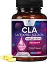 CLA 补编, 共合Linoleic酸 1560mg - 超强CLA 补充药 - 支持体组成, 精液通, & Energy - Safflower Capsules, Gluten Free, 非GMO - 60 Softgels
