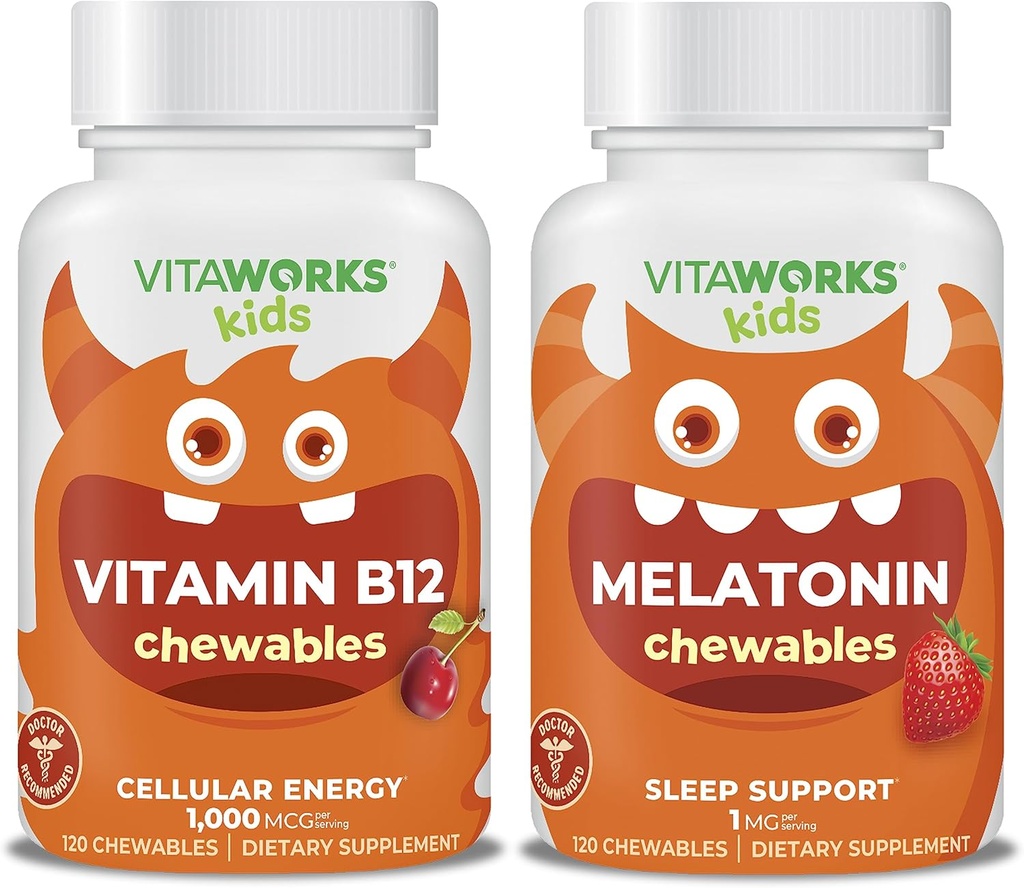 Deti Vitamín B12 Žuvačky + Melatonín 1mg Žuvačky