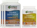 Vision Defender MAC & Omega everyday General Eye-Health Bundle (90 Days Supply). Eye Vitamins supplement Includes Carotenoids Lutein, Zeaxanthin, Omega-3 (DHA, EPA). صنعها أخصائيو عين في المملكة المتحدة