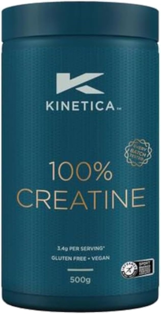 Kinetica 100% Creatine Monohydrate Powder, 147 Servings, Creapure Creatine. ملحقات تغذوية، فيغان غلوتين