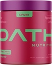 Oath Nutrition Sport Sugar Free-Workout Mills, Appleberry Orchard, Sudėtyje yra kreatino monohidratas, Kofeinas ir Beta Alanine, Prieš Dirbti milteliai moterims ir vyrams, 25 Paslaugos