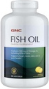 GNC Fish Oil Omega 3 täydennysosa, 300mg EPA ja DHA, Lemon Flavor, tukee sydäntä, aivot, iho, silmät ja yhteinen terveys, 360 Softgels, 360 tarjoilua