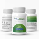 ADK 10 - Vitamina A, D3 & K2 Supplemento per gli uomini e le donne - Vitamina ad alta potenza ADK - Aiuta a sostenere Immune, Bone & Heart Health - 90 capsule