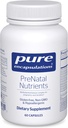 Encapsulations pures Nutriments prénataux - pour la grossesse et l'allaitement - Aide au développement énergétique et ADN* - avec folate, choline et fer - sans gluten et sans OGM - 60 capsules