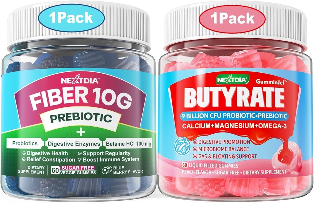 Probiyotik + Prebiyotik + Postbiyotik + Yetişkin üçün Fiber Gummies