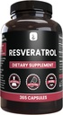 PURE ORIGINAL INGREDIENTS Resveratrol, (365 kapsulės) No Magnis ar ryžių piltuvai, Visada Grynas, Lab Patikrinta