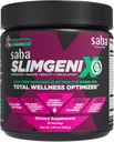 Saba SlimGenix IQ | 4-in-1 Optimizando a mestura de bebidas | Berry Lemonade Flavor | Hidratación + Apoio inmune + Circulación + Beleza | 30 servizos