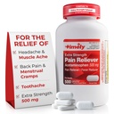 TIME-Cap Labs 500 Caplets Extra Strength Acetaminophen 500mg - Pain Reliever & Fever Reducer for Adults, Helps with Headaches, Backaches, Muscle Pain, Toothaches, Arthritis & Menstrual Cramps