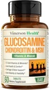 Glukosamina Chondroitin MSM osagarria - Gizon eta Emakumeentzako osagarri aurreratuak w/Glucosamine Sulfate 1000mg, Chondroitin Sulfate & MSM, B12 bitamina eta gehiago osasun bateraturako - FSA Eligible