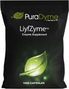 LiyfZyme – 1000 Vegan Capsules – Plant-Based Enzyme Supplement for Protein, Fat, and Carbohidrat Breakdown