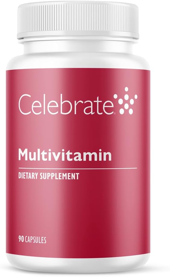 Oslavte Vitamíny Bariatric Multivitamin, Železo Free - Post Gastric Bypass & Sleeve Gastrektomie Dodatek pro muže a ženy - Essential Minerály & Vitamíny A, B, D & E (90 Kapsle)