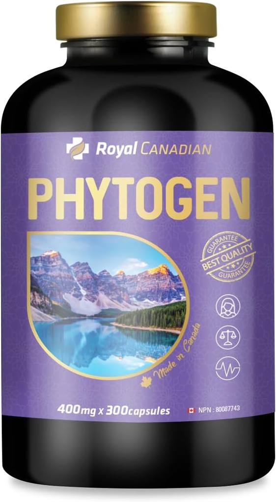 ROYAL CANADIAN Phytogen-Premium Kvinne Hormonal Balance Støtte Supplement (300 x 400 mg kapsler)