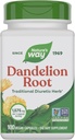 Natura's Way Dandelion Root, Traditional Diuretic Herb*, Vegan Dandelion Root Capsules, 100 Count (Packaging May Vary)