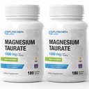 Puregen Labs Magnesium Taurate 1500mg per Serving [High Potency] Total 360 Veggie Caps, Chelated for Superior Absorption, Non-GMO, NO Gluten and Dairy
