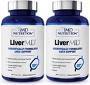 1MD LiverMD - liver Support Supploration QQ 硅磷 牛奶硝酸盐提取法 - 高度生物可用性,用于liver Support QQ 60 Capsules (2-Pack)