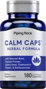 Piping Rock Culles Cups | 180 Pills | Herball Bleand | with Chamoil, Valeian, และดอกฟลุต | Not-GMO, Gluen Free Supplement