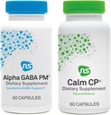 Phản ứng căng thẳng thần kinh & ngủ - Alpha GABA PM + CP với Melatonin, L-theanine, Banaba Leave & More (kết quả, 60 đếm mỗi)