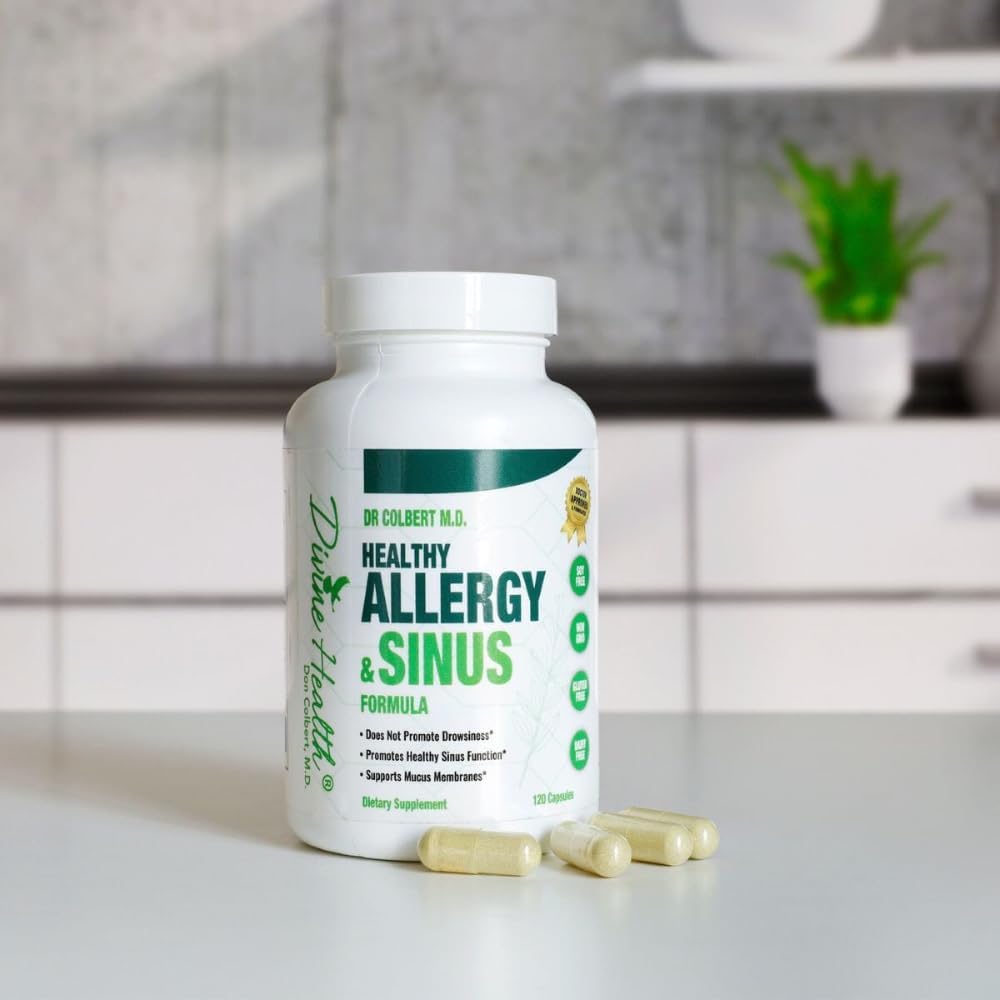 Saúde Divina Dr. Colbert, MD Healthy Sinus Formula Allergy & Sinus Support