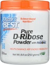 Doctor's Best D-Ribose עם Bio Energy Ribose, Non-GMO, טבעוני, Gluten Free, Energy Enhancement, 250g, 8.8 Ounce (Pack of 1)