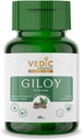 Giloy tablečių lašai - Pure Nutriton Giloy Guduchi ekstraktas 250 mg - 60 Count
