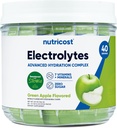 Nutricost Electrolytes Complex, Green Apple Flavored, 40 Stickpacks