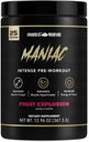 Anabolik Warfare Black Series Maniac, Pre-Workout Toz, Supports Nitric oksid, Muscle Pumps, və Protein Synthesis * Fruit Blast
