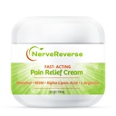 NerveReverse - Neuropathy Pain Relief Cream for feet, Hands, Legs Toes. Large 4 OZ. JAR. Fast-Acting, Maximum Strength Cream with 4% Menthol, MSM, L-Carnitine, L-Arginine, Vitamin E, Vitamin B6