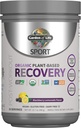 Garden of Life Sport Vegan Post Workout Muscle Recovery Powder för män och kvinnor - BlackBerry Lemonade 30 portioner, organisk växtbaserad återhämtning, 100mg Magnesium, Antioxidanter, Post Workout Supplements