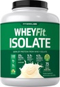 Whey Protein Isolate WheyFit (Natural Vanilla Breeze), 5 lb (2,268 kg) flaska