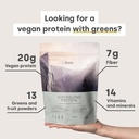 Superblend Protein - Superfoods, Vitamins və Minerals ilə Vegan Protein Toz - 20g Mərkəzi Bazarlı Protein (Chocolate Peanut)