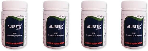 Συσκευασία των 4 - Alarsin Aluretic Tablets Φυσικό διουρητικό