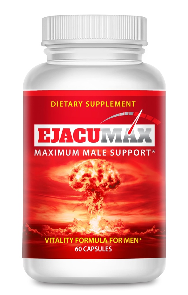 Ejacumax Vitality- Prenatal Vitamins for Men- Fertility Formula - Male Semen Volume Enhancer- High Potency Sperm Count Boosting Formulation- All Natural and Effective- 60 Capsules