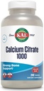 KAL Calcium Citrate 1000mg, Calcium Supplements for Women and Men, Bone Health, Teeth, Nervous, Muscular & Cardiovascular System Support, Gluten Free and Lab Verified, 80 zerbitzari, 240 Tablet
