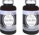 Aloha Medicinales Gano Ultra, Suplemento de Setas Orgánicas Certificadas, Suplemento de Salud Natural, Pack de 2, 90 cápsulas Cada