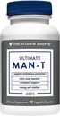 El Vitaminador Shoppe Absolutament Testosterone - ajuda la producció de Testosterone, Booster Nitric Oxide, Promots Circulació i Energia Promotenes i STU (90 Veggie Caps)