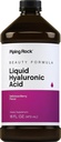 Piping Rock Hyaluronsäure Supplement | 100mg | 16 fl oz | Berry Flavored Liquid | Vegetarische Formel | Non-GMO, Glutenfrei