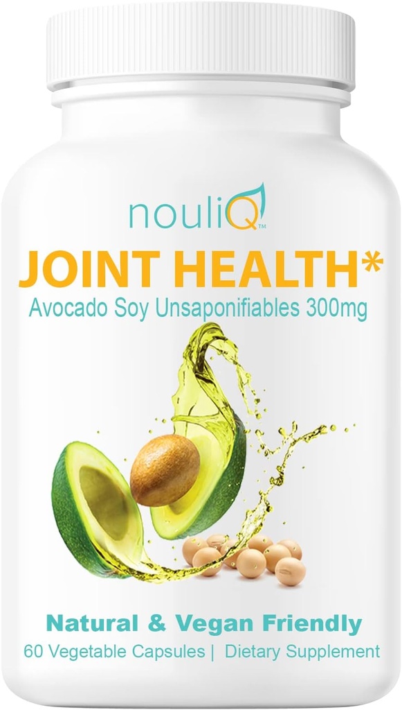 Doğal & Vegan-Friendly Joint Health Supplement, Aoka Soy Unsaponifiables 300 mg, Non-GMO, Free of Any Gluten, Yapay Renkler veya Flavors, Dairy and Shellfish, 60 Day Supply.