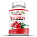 Cranberry Concentrate 252mg Per Softgel | 50:1 Extract | 60 Easy to Swallow Softgels for Men & Women, 1 Bottle