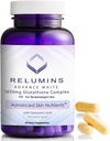 Relumins 1650 מ"ג L-Glutathione Complex with Hyaluronic Acid, Alpha Lipoic Acid, Rose HIPS, ויטמין E & Riboflavin - תמיכה אנטי-חמצן, מושלם עבור Achieving a Holiday Glow, Made in USA - 90 קפסולות