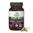 ORGANIC INDIA Herbal Laxative - Gentle & Natural Laxatives, Senna Free Formula, USDA Certified Organic, Non-GMO, Vegan, Synergistic Ayurvedic Herbs, Stool Softeners - 60 Capsules