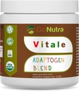 Go Nutra Adaptogen Ashwagandha, Rhodiola, Ginseng, Mushrooms & More | Superfood Blend Adaptogen Smoothie Booster Toz 8oz