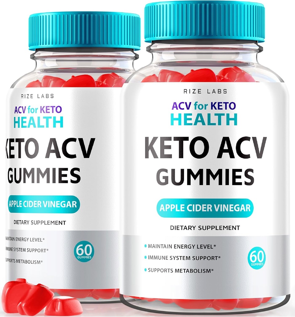 Rize labors - ACV Keto Health Gumies - 750mg Advanced Weight Loss with Apple Cider Vinegar ACV Supplement for Belly Fat (120 Gummies)