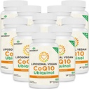 1000mg Liposmal CoQ10 Ubiquinol, 600 Vegan Softgels, High Absorption Ubiquinol CoQ10, phụ trợ thuốc chống oxyidant hoạt động For Coenzyme Q10 for Heart jaw & Ecity Ecity