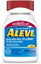 Aleve Gelcaps with easy Open Arthritis Cap, Naproxen Sodium, Medication for Arthritis Pain, 160 count